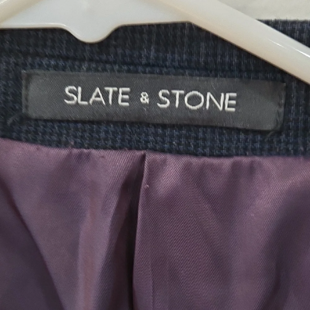 Slate & Stone Sz 44L Mens Dark Gray Wool Halkin Sports Coat